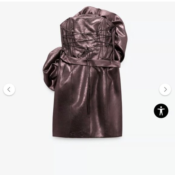 Zara fav blogger flowers voluminous dress Size M NEW WITH TAG! - Picture 10 of 15